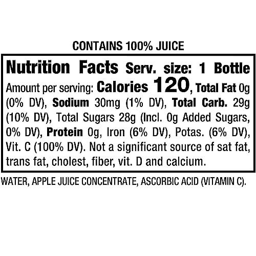 Motts 100% Original Apple Juice, 8 fl oz bottles, 6 pack
