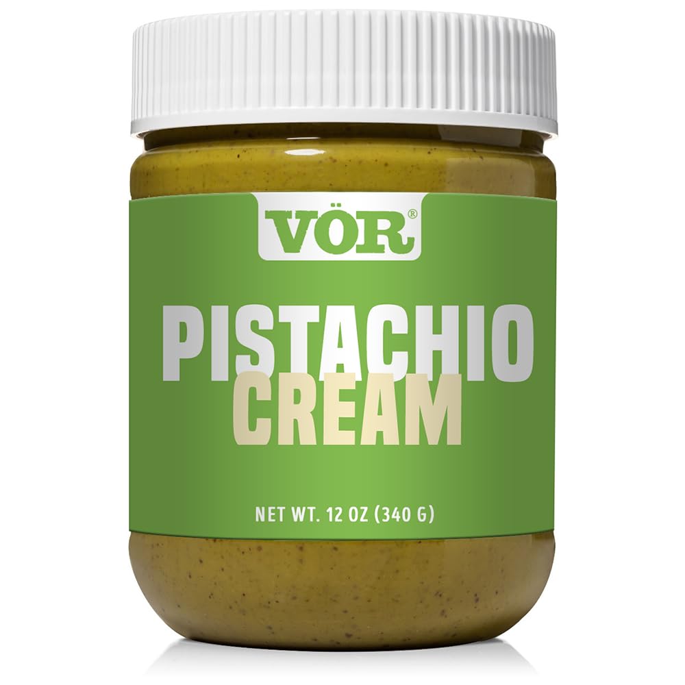 Vr Pistachio Cream (12Oz) | Rich & Nutty Pistachio Cream Spread For Knafeh Dubai Chocolate Bars