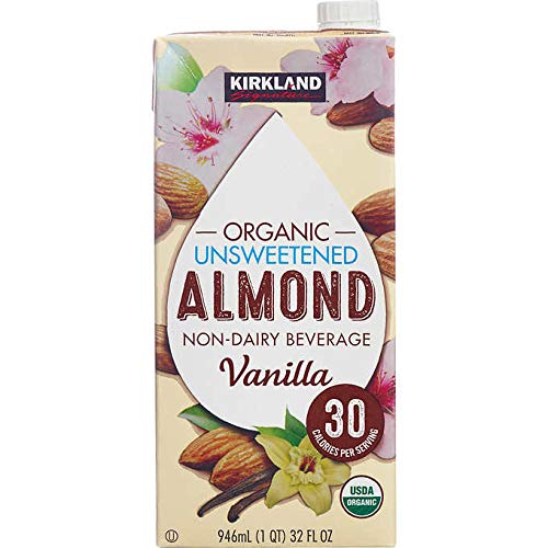 Kirkland Signature Organic Almond Unswtd Beverage, 31.9 Fl Oz (Pack Of 6)