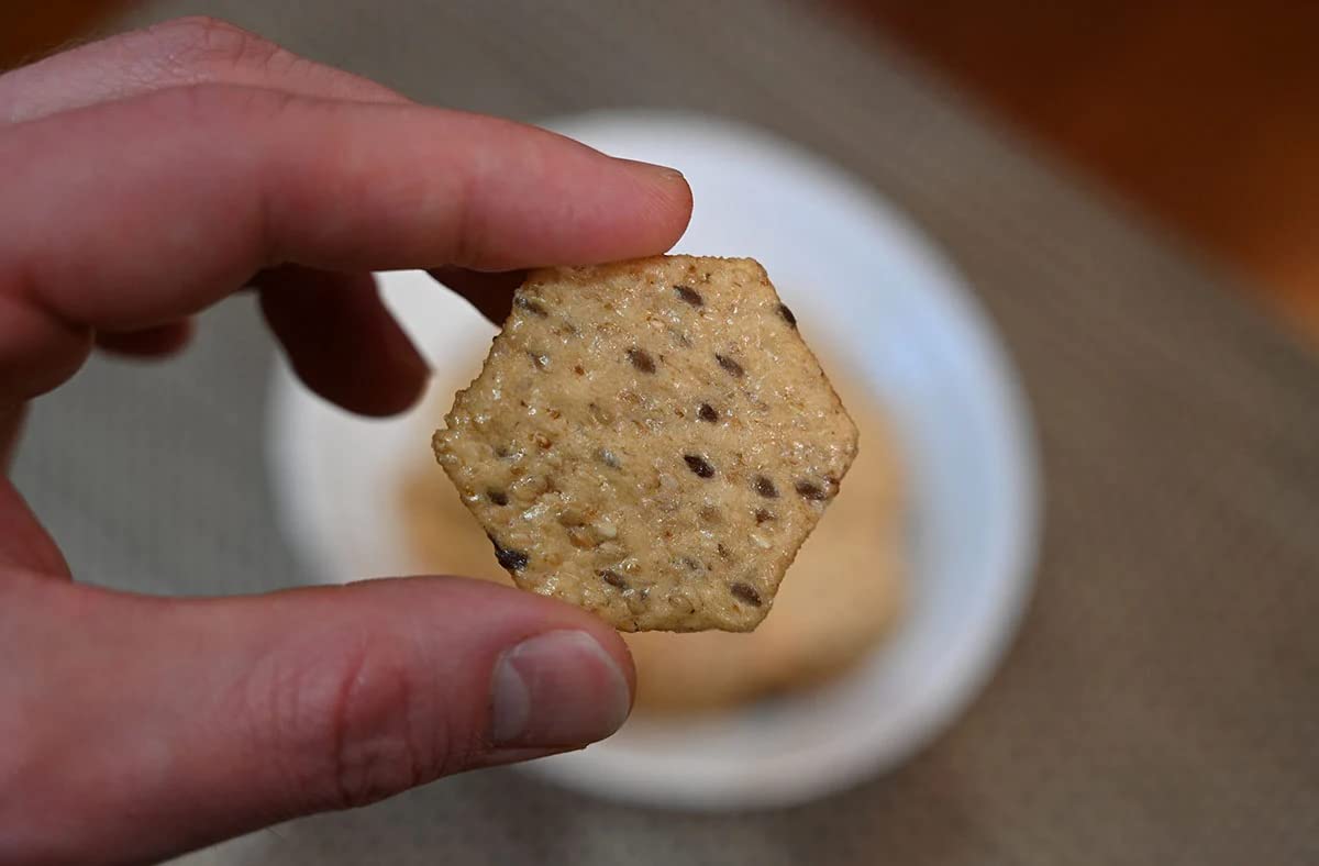 Multi-Grain Baked Crackers 6 Seed (Sesame, Amaranth, Flax, Chia, Quinoa & Millet) One Box Net WT. 2-14 Oz (397g)