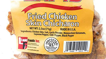 Elena'S Original Lapid Fried Pork Rinds (Fried Chicken Skin Chicharon, 2 Pack Of 71G)