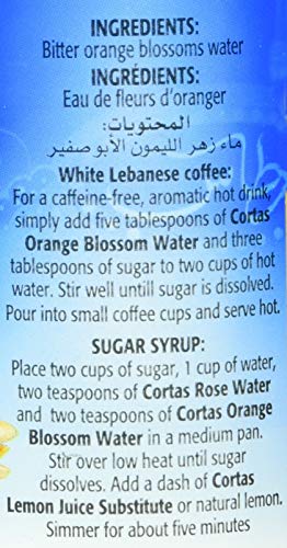 Cortas Orange Blossom Essence Water, 10 Fl Oz, Pack of 1