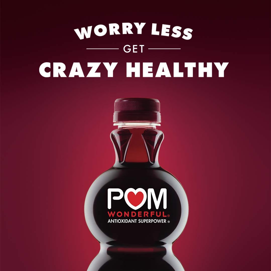 Pom Wonderful 100% Pomegranate Juice, 16 Fl Oz Bottle