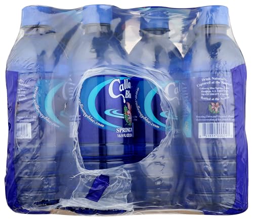 CALLAWAY BLUE Spring Water, 0.5 Liter (Pack of 24)