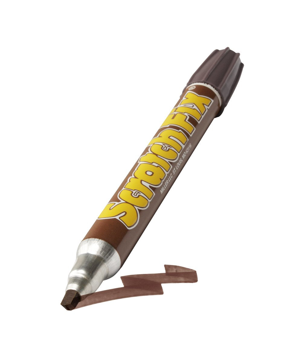 Miller Sf1204 Wood Stain Scratch Fix Pen / Wood Repair Marker - Red Brown Wood