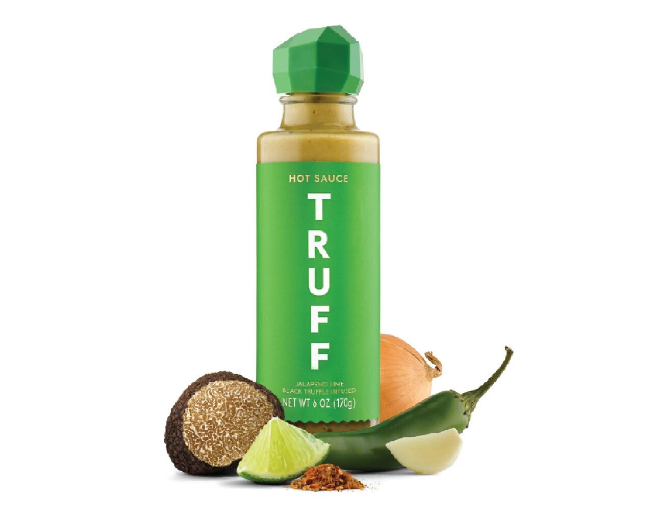 TRUFF Jalapeno Lime Black Truffle Infused Hot Sauce, 6 OZ