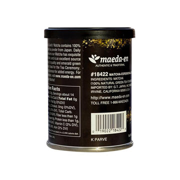 Maeda-En Ceremonial Matcha Green Tea Powder 28G Japanese Origin 100% For Latte Smoothies And Baking 18422 1Pk