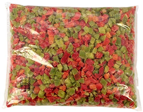 Savor Imports Diced Red and Green Pepper Blend, 2 Pound - 6 per case.
