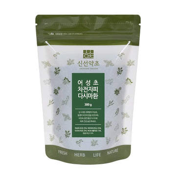 SHINSUN YAKCHO Korean Houttuynia Cordata, Plantago Asiatica Decaisne, Laminaria Granule | 300g | 1 Pack, Pesticide-Free, ???/???