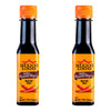 Mexico Lindo Picante Negra Hot Sauce | Light & Spicy | 8,400 Scoville Level | Great With Asian Food, Seafood & Meat | 5 Fl Oz Bottle (Pack Of 2)