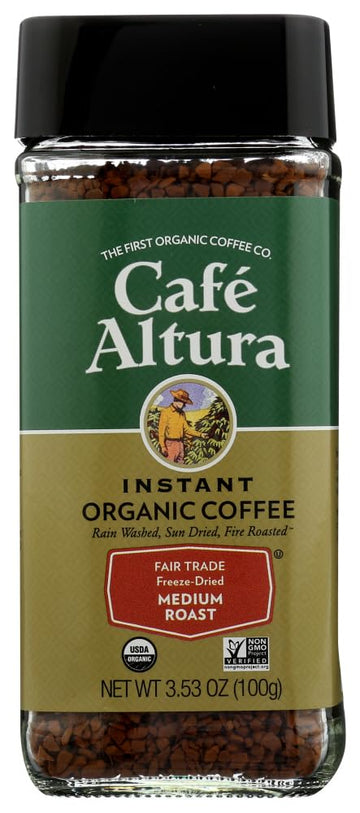 Cafe Altura Organic Fair Trade Instant Coffee Pack Of 3