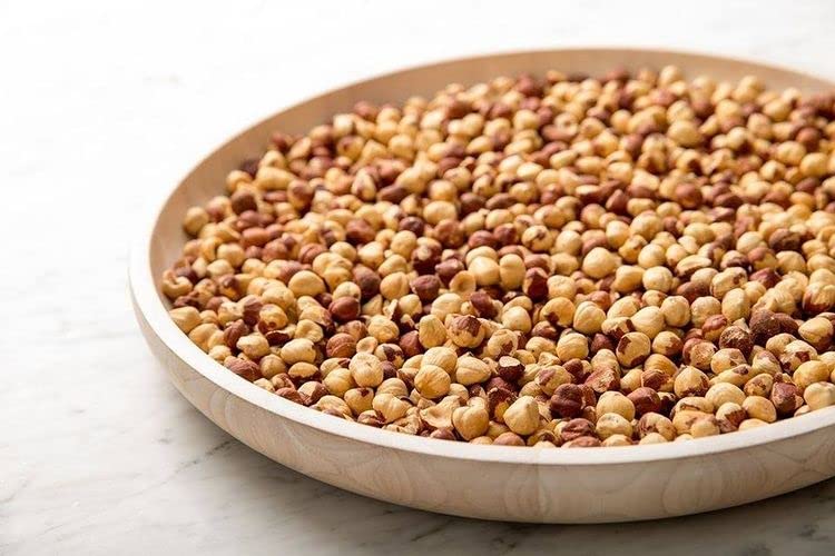 1 Lb | Holmquist Hazelnuts Dry Roasted Hazelnuts | Sea Salt | Skins Mostly Removed | Heart Healthy | Non-Gmo, Gluten Free, Koshe