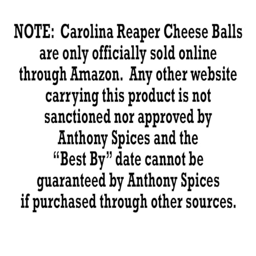 Anthony Spices - Carolina Reaper Cheese Balls (Extremely Hot Cheese Balls)