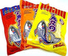Taro Fish Snack BBQ & Hot Chili, High Protein, No Fat, 3 Pack (30g each)
