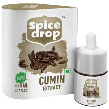 Spice Drop Cumin Natural Extract For Food, Beverages, And Dessert |100% Natural | For Authentic Taste And Aromatic Flavor | Natu