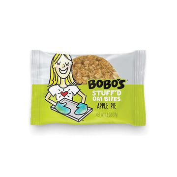 Bobo s Oat Bites, Apple Pie Stuffed, 1.3 Ounce Bites (5ct Box), Gluten Free Whole Grain Snack