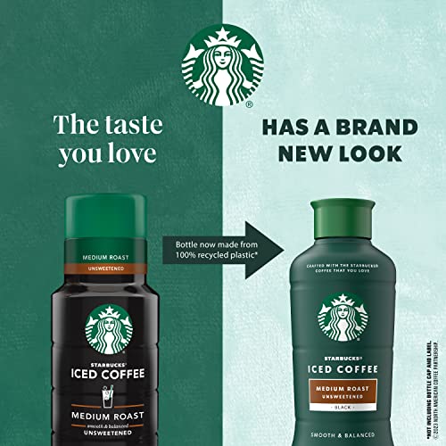 Starbucks Dark Roast Iced Coffee, Black Unsweetened, 48 Fl Oz Bottle