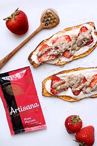 Artisana Organic Raw Almond Butter Snack Packs, 10 Pack, No Sugar Added, Vegan, Paleo, Keto Friendly, 1.06oz Pouches