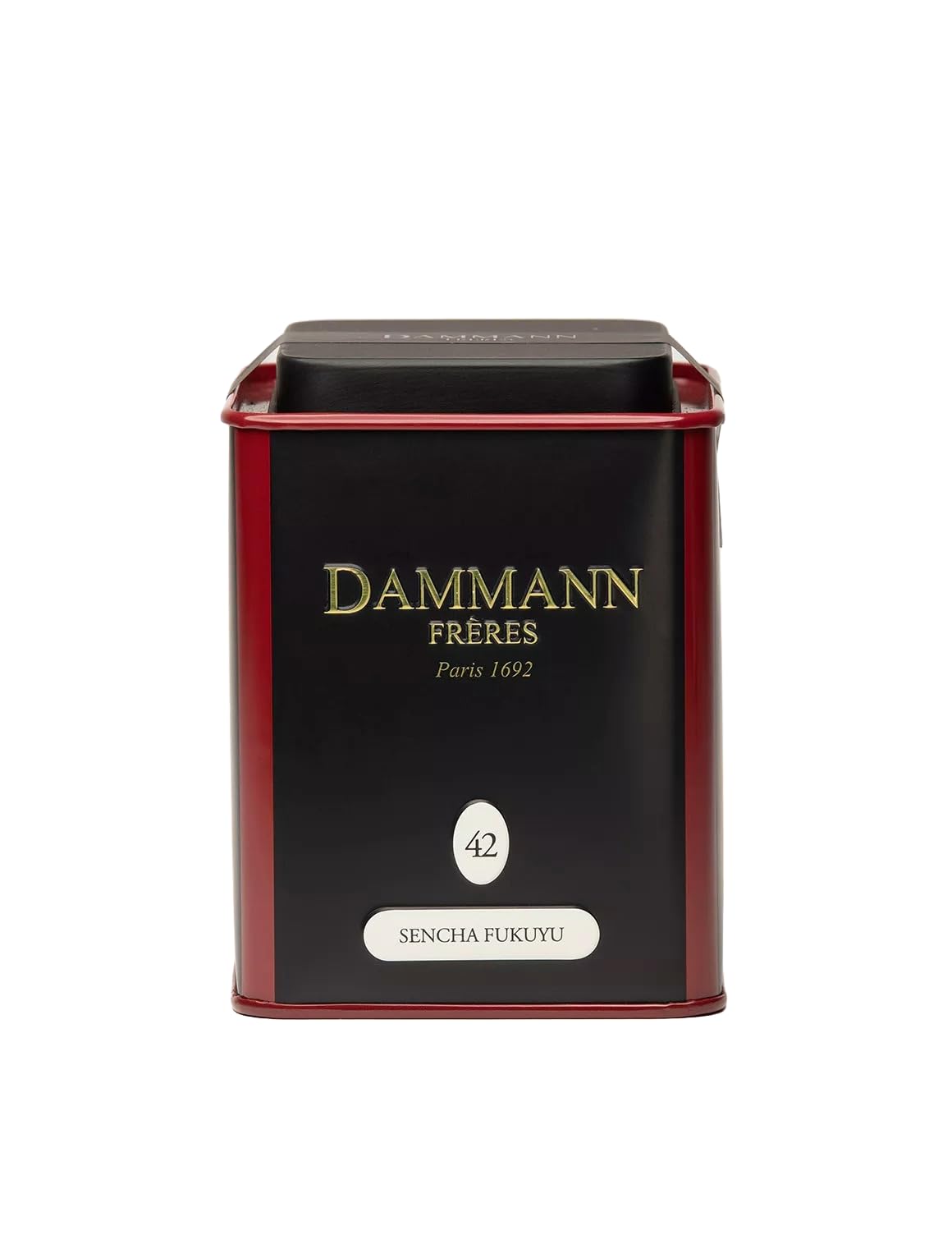 Dammann Freres Loose Leaf Sencha Fukuyu enhanced Gourmet French Green Tea 3.52 Ounce Tin