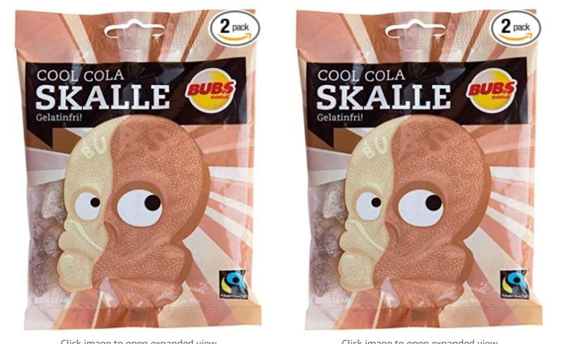 Bubs Skull Cool Cola Liquorice 2 Pack of 90g