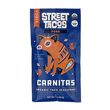 Riega Organic Carnitas Street Taco Seasoning, 1 Ounce (Pack Of 1)