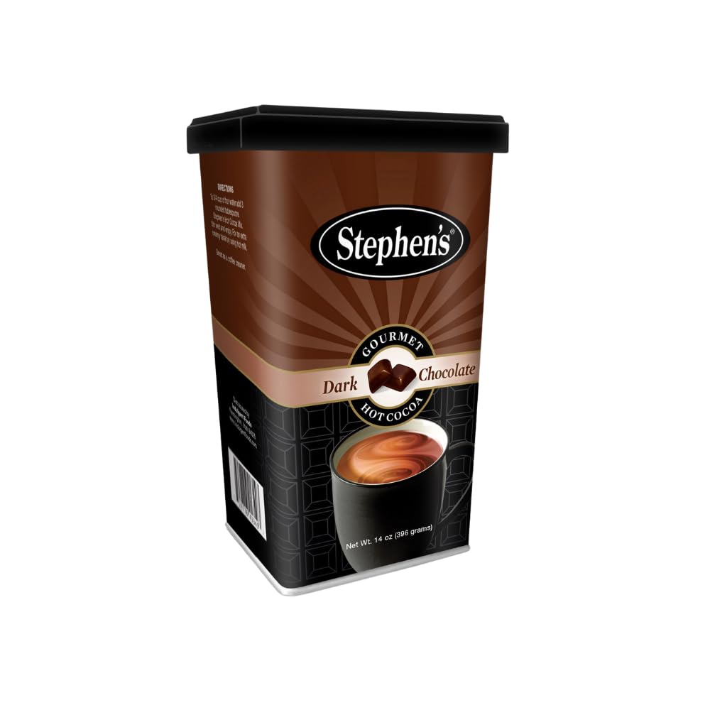 Stephen'S Gourmet Hot Cocoa, Dark Chocolate, 14 Oz (Pack Of 3)