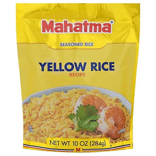 Yellow Rice, Mahatma Seasoned Rice 10 oz, (2 pack)
