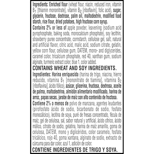 Pop-Tarts Crunchy Poppers Crunchy Filled Snack Pieces, Kids Snacks, On-the-Go, Frosted Strawberry Crunch (6 Boxes, 30 Pouches)