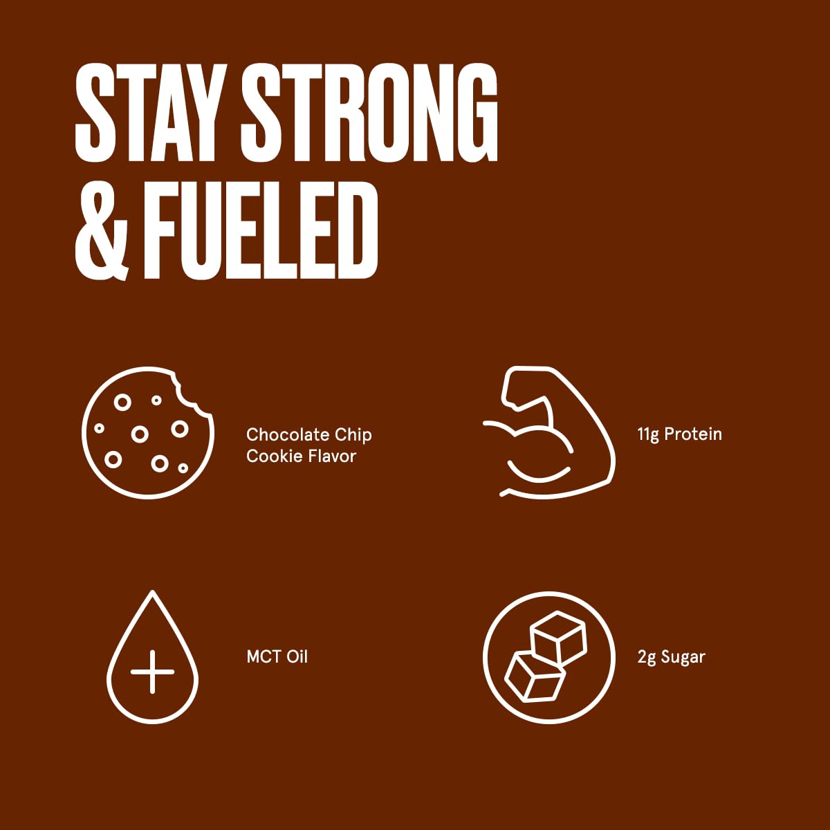 Bulletproof Chocolate Chip Cookie Dough Collagen Protein Bars, Pack of 12, Keto-Friendly Snack with MCT Oil