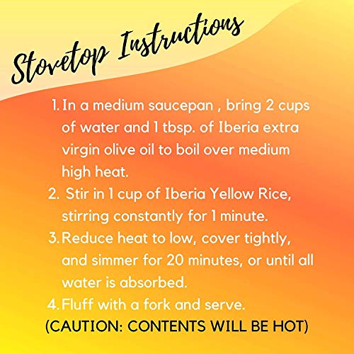 Iberia Yellow Rice 6.25 Lb. Bulk Spanish Style Seasoned Rice