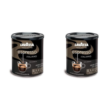Lavazza Medium_Roast, Ground Coffee - Caffe Espresso - 8 Oz - 2 Pk