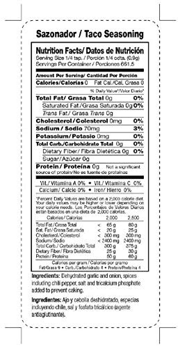 Badia Taco Seasoning, 21 Oz (Pack Of 6) - Authentic Blend For Tacos, Burritos, Fajitas, Ground Beef, Chicken, And Vegetarian Dis