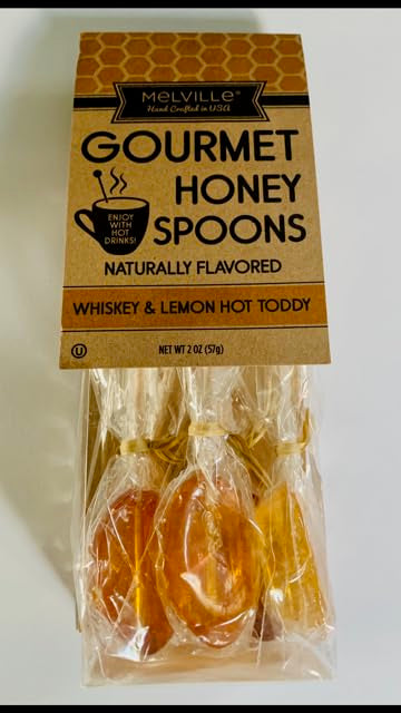 Melville Gourmet Honey Spoons Flavor Blend And Lemon Hot Toddy 5 Count