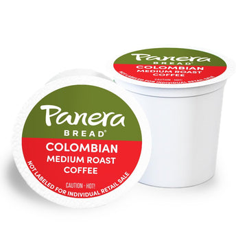 Panera Bread Colombian Medium Roast Coffee, Single Serve 96 Count Pods (4 Packs of 24)