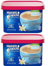 (Pack of 2) House International Sugar-Free French Vanilla (Decaf) Instant Coffee Beverage Mix, 4.3 oz. Canisters