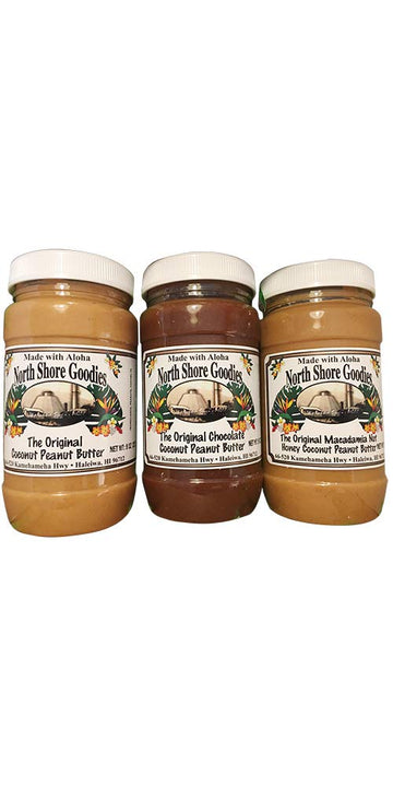 Hawaiian North Shore Goodies Peanut Butter Variety Gift Box