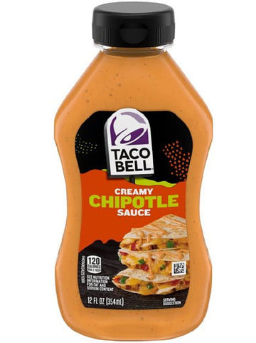 Taco Bell Creamy Chipotle Sauce, 12 Fl. Oz. Bottle