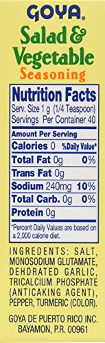 Goya Foods Salad And Vegetable Seasoning, 1.41 Ounce