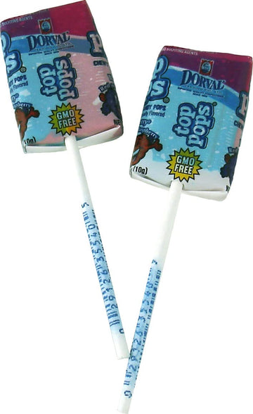 Top Pops Chewy Taffy Pops, Blazpberry, 16.9 Ounce