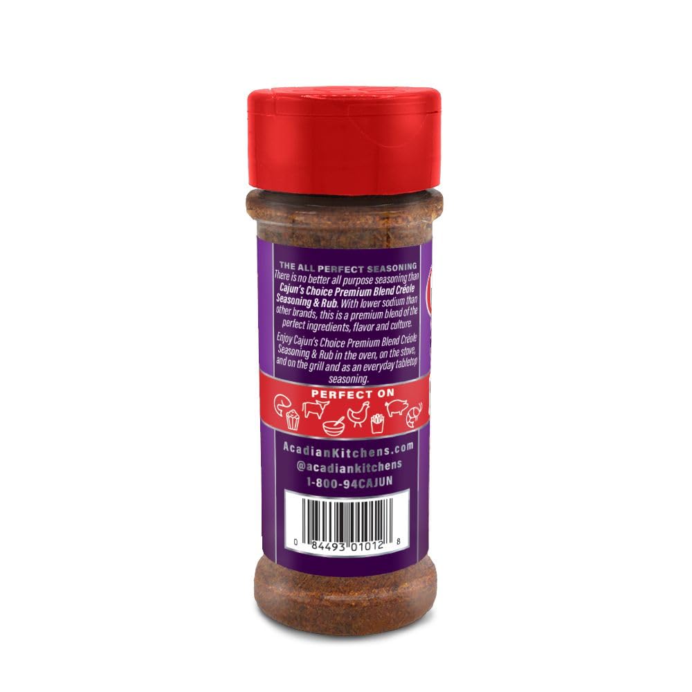 Creole Seasoning 3.8 Oz Cajun'S Choice Louisiana Foods (Pack Of 3)