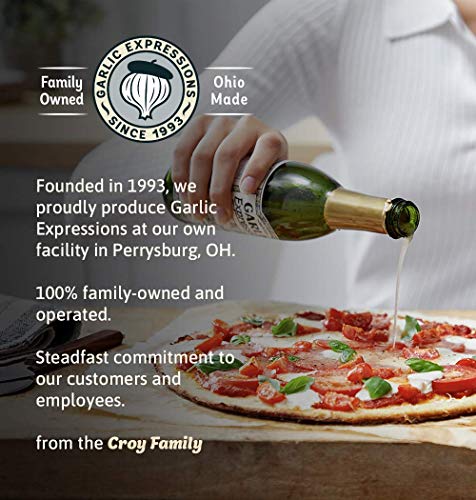 Garlic Expressions Vinaigrette Salad Dressing, Marinade | Non GMO, Vegan, Kosher, Allergen and Gluten Free Garlic Oil Vinaigrett