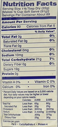 Dole Soft Serve Lemon Mix, 4.40 Lbs