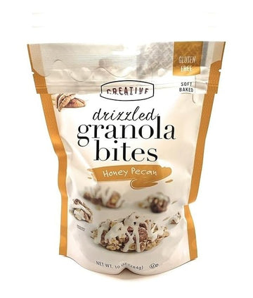 Honey Pecan Drizzled Granola Bites Gluten Free 10 Oz Each (Pack Of 2)