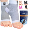 Bitly Plantar Fasciitis For Women & Men Socks Foot & Ankle Compression Sleeve, White, Xl