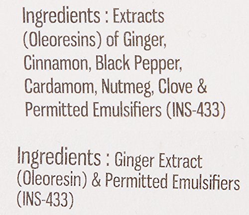 Spice Drop Spicy Tea Combo ( Natural Extract Of Ginger And Chai Masala ), 10Ml, For Beverages And Dessert