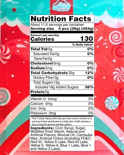Queen City Candy Cave Red Chewy Cinnamon Hearts Gummy Candy - Jelly Cinnamon Hearts For Baking And Decorating (8 Oz)
