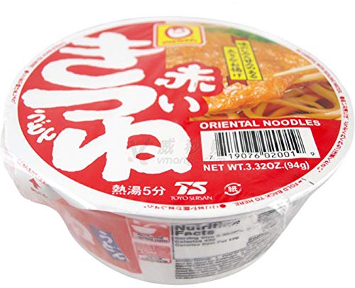Maruchan - Akai Kitsune Instant Udon Bowl 3.39 Oz (Pack Of 6)