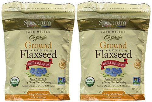 Spectrum Essentials Organic Ground Essential Flaxseed 14 Oz. (Pack Of 2)