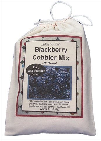 Julias Pantry Jp101 Blackberry Cobbler Mix Cloth Bag 9Oz44; Pack Of 4