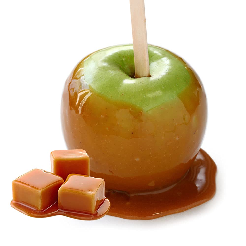 Krunchy Melts Original Meringue Cookies | Caramel Apple Flavor | Only 90 Calories Per Serving | Low Fat, Gluten Free, Dairy Free (4 Oz)